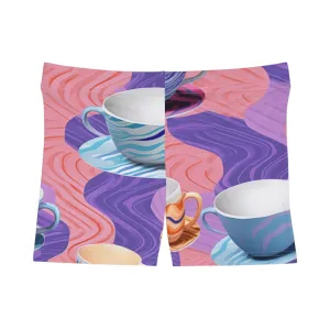 Workout Shorts - Emmalina Giverny Coffee Cups