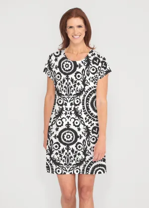 World of Swirls (14265) ~ Lucy Tee Dress
