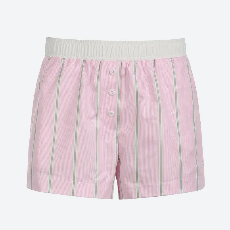 Y2K Striped Boxer Shorts