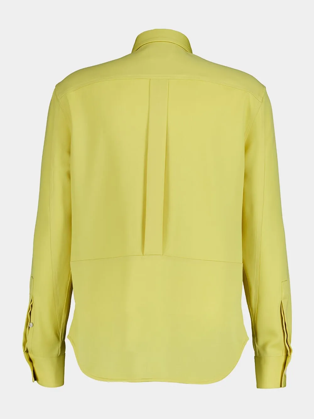 Yellow Wool Military Shirt