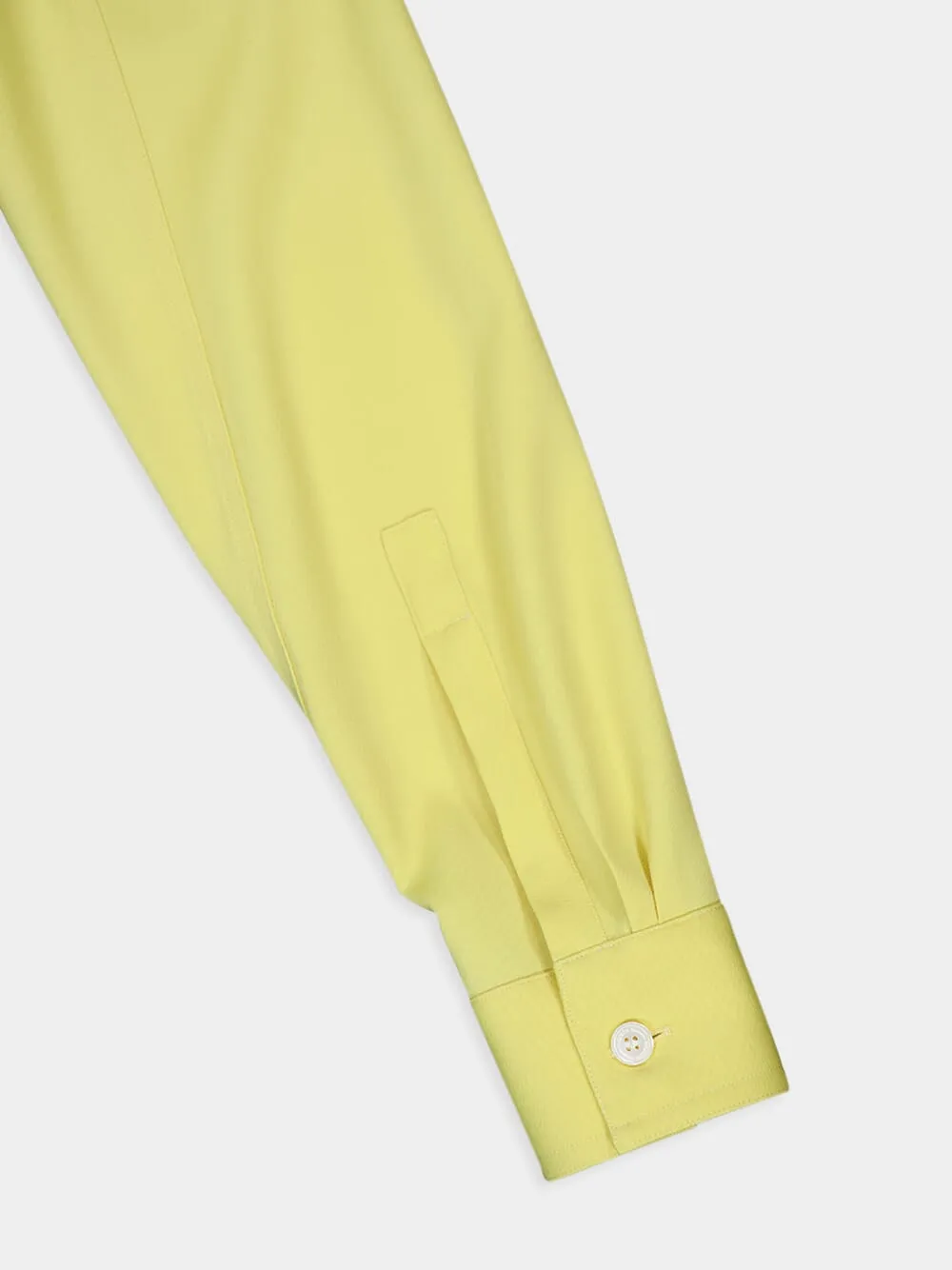 Yellow Wool Military Shirt