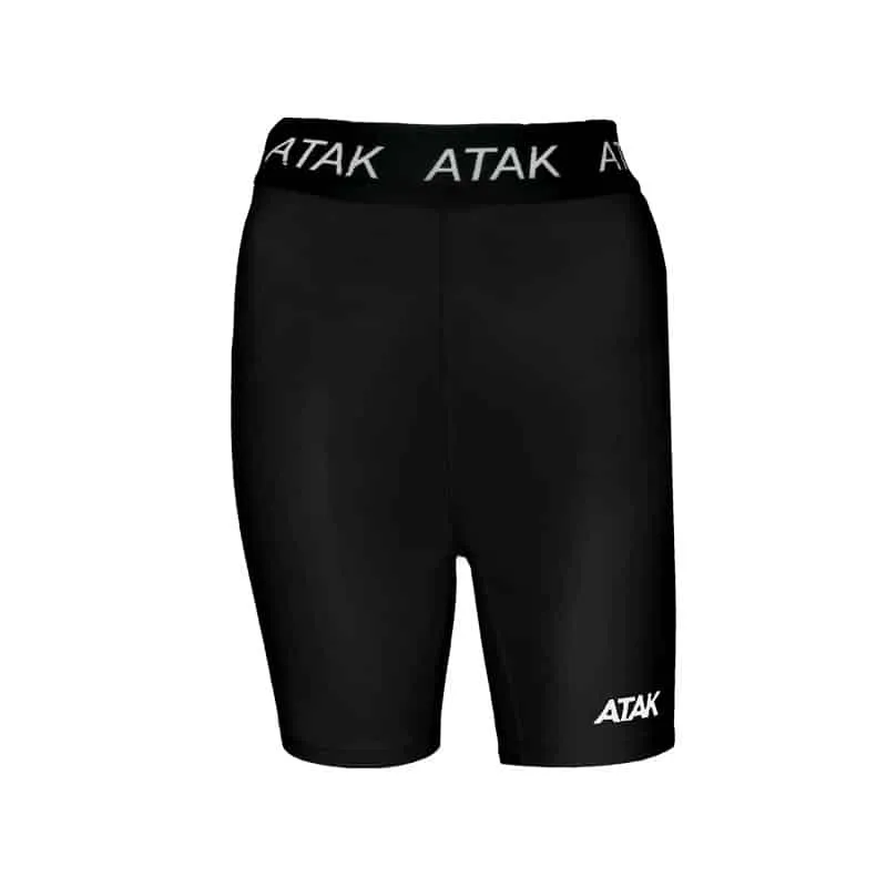 Youth Girls Black Compression Shorts