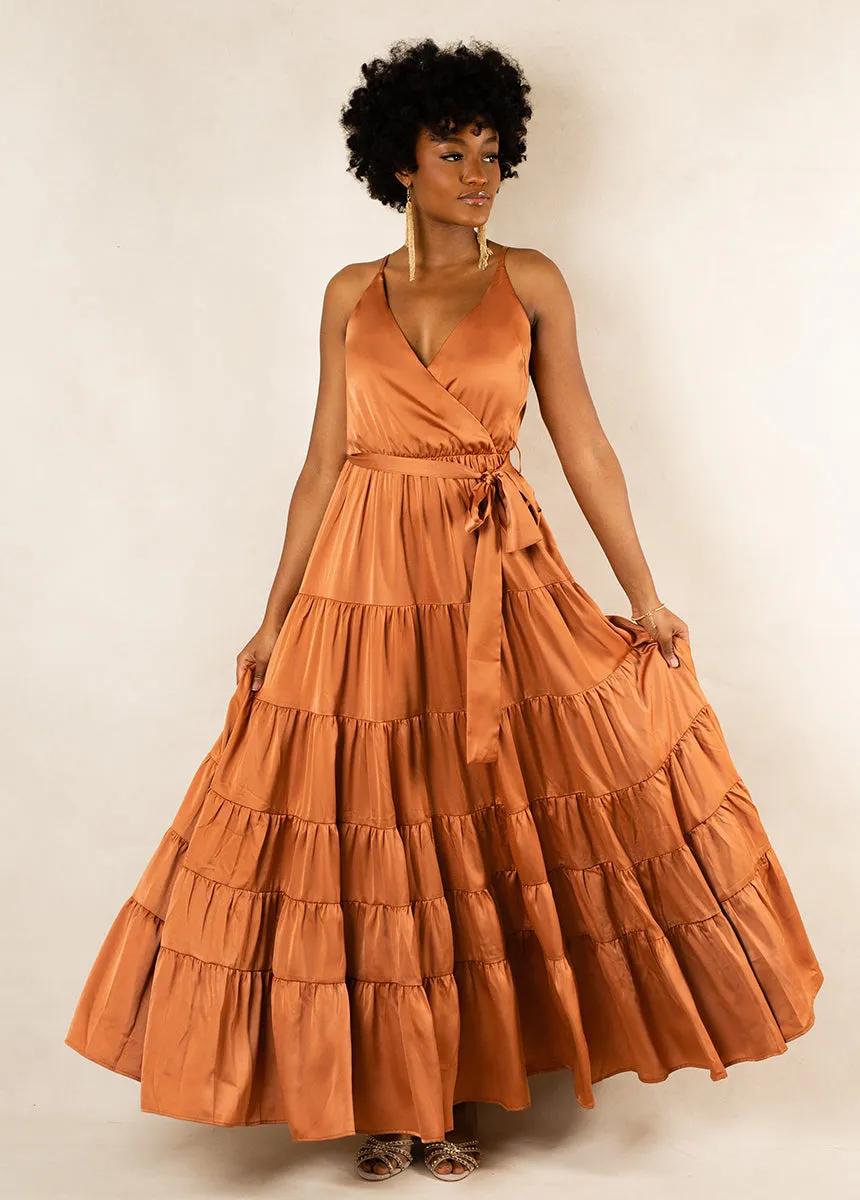 Zayla Bridesmaid Dress in Sienna