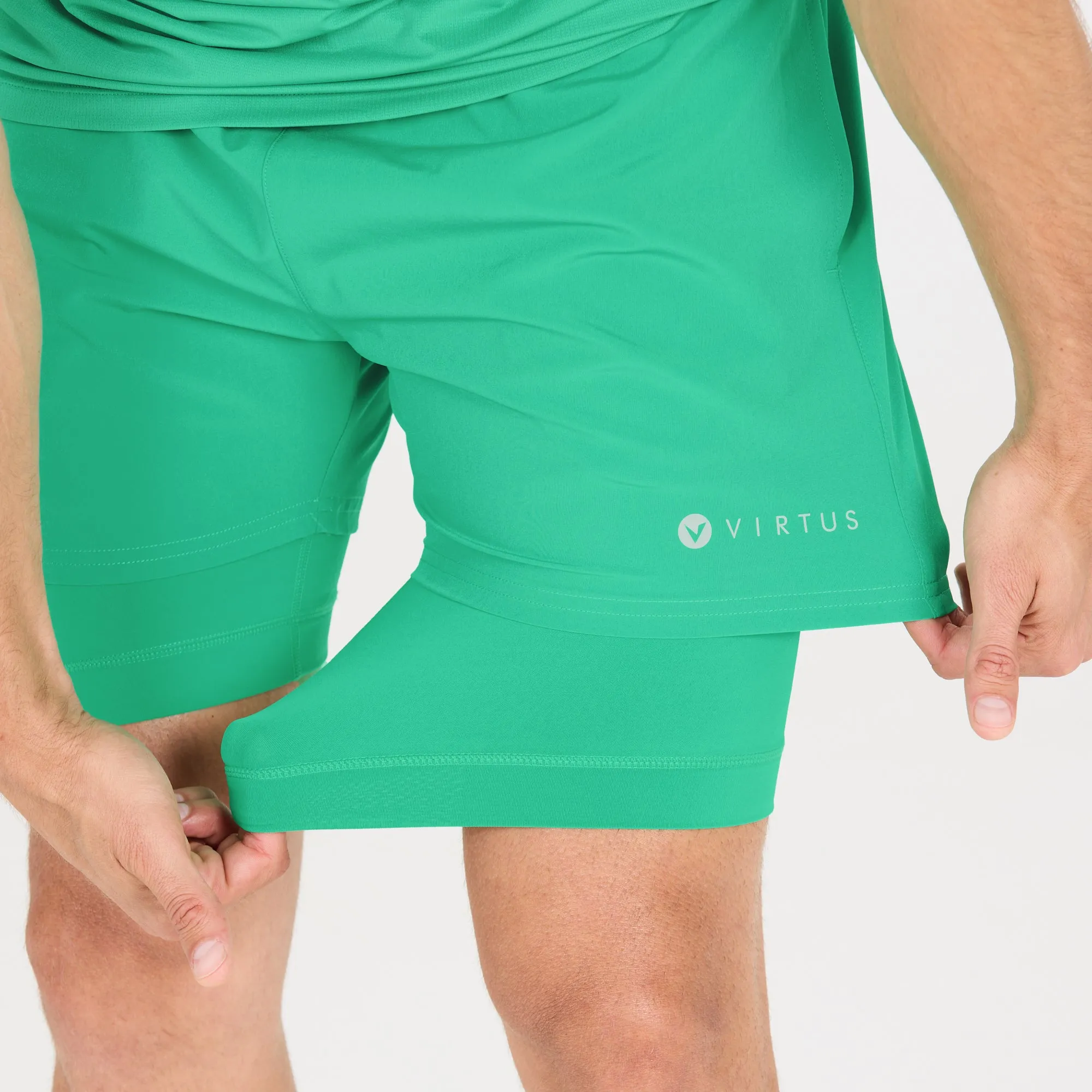 Zayne 2-in-1 Stretch Shorts