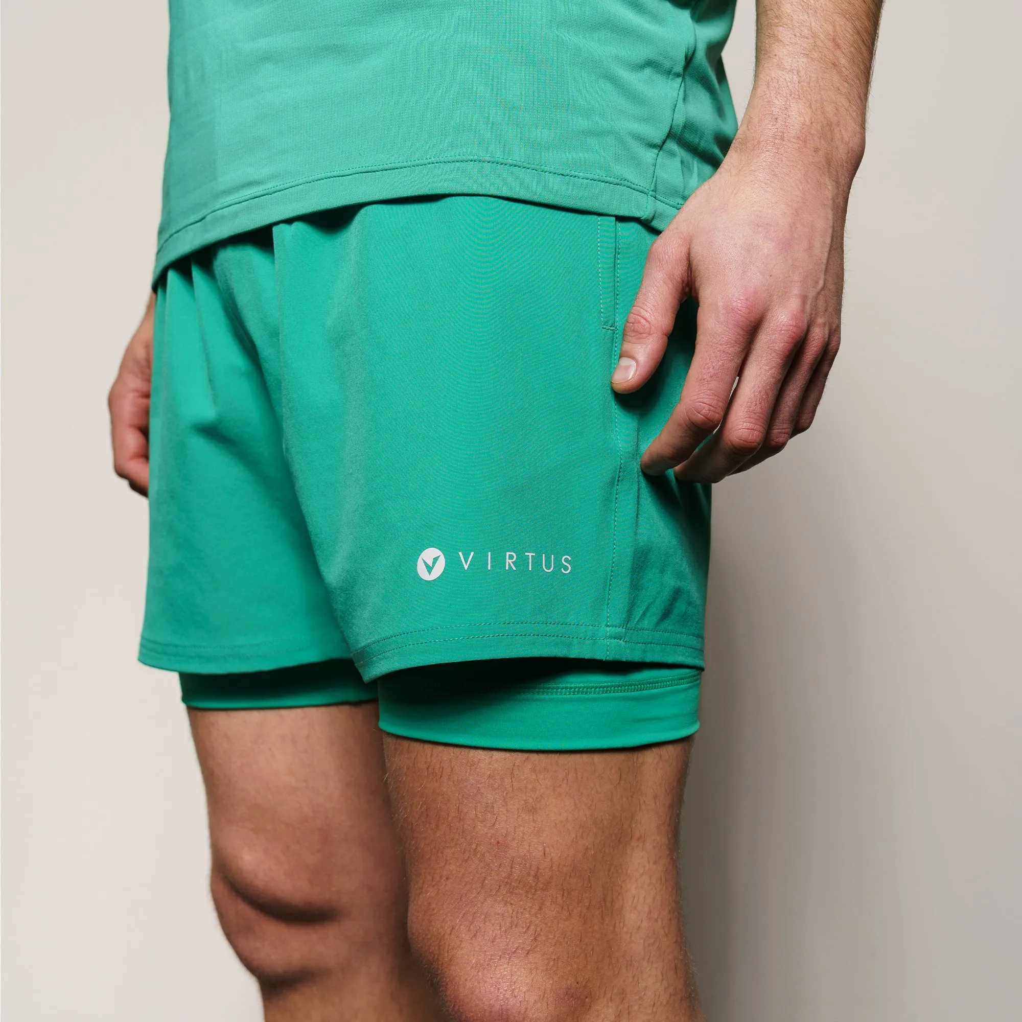 Zayne 2-in-1 Stretch Shorts