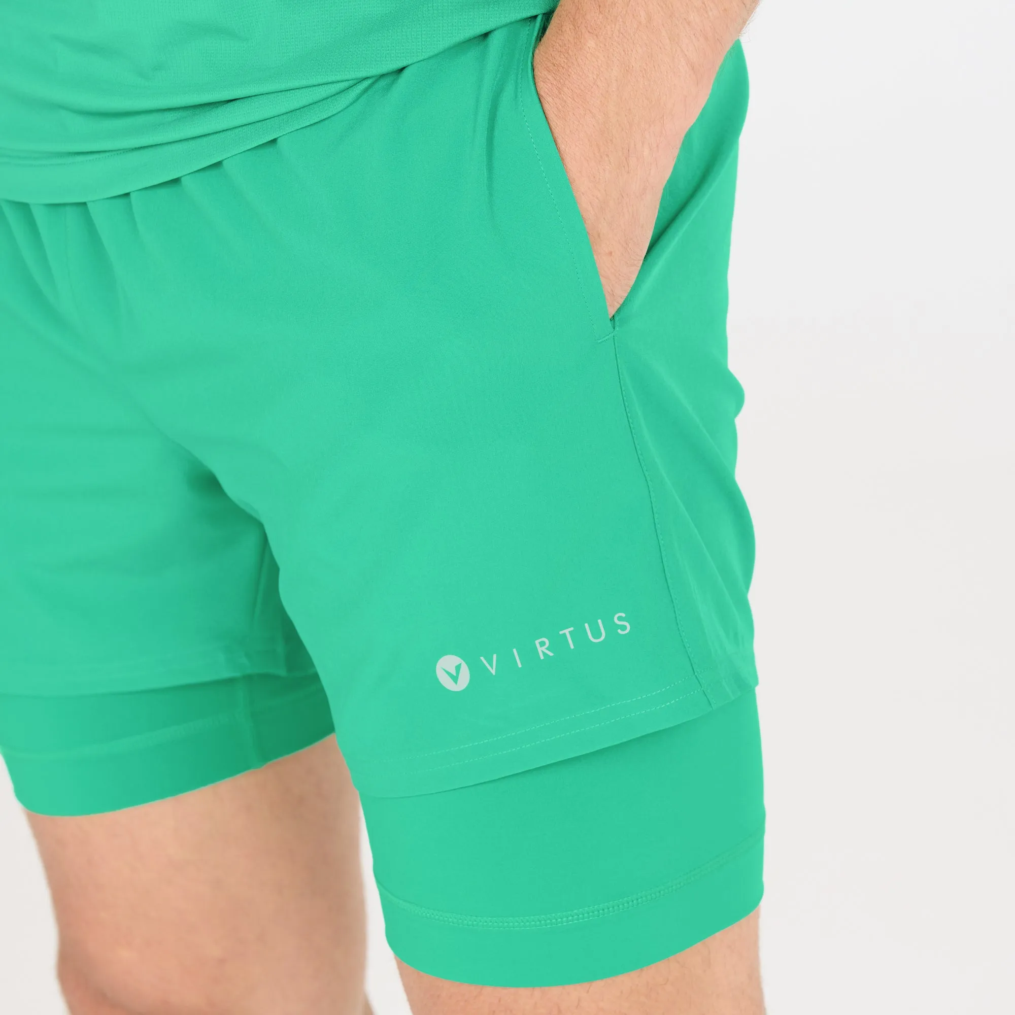 Zayne 2-in-1 Stretch Shorts