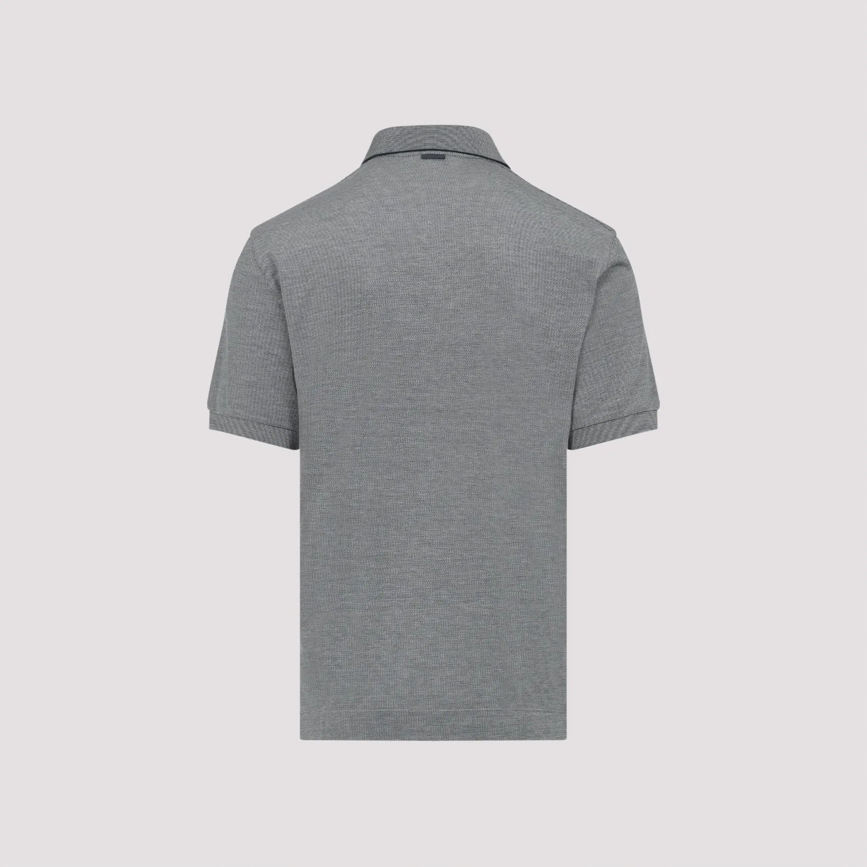 ZEGNA Cotton and Silk Polo for Men - SS25 Collection