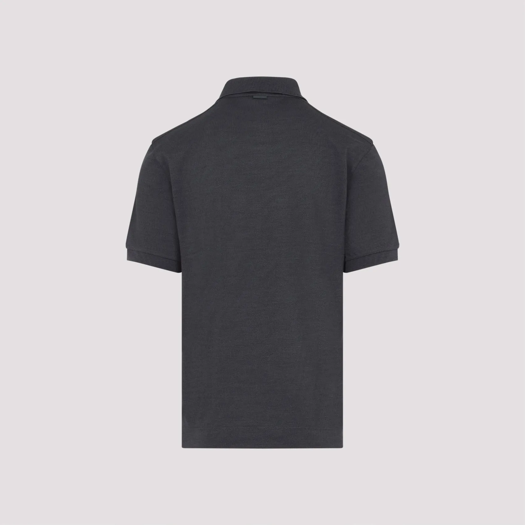 ZEGNA Cotton and Silk Polo for Men - SS25 Collection