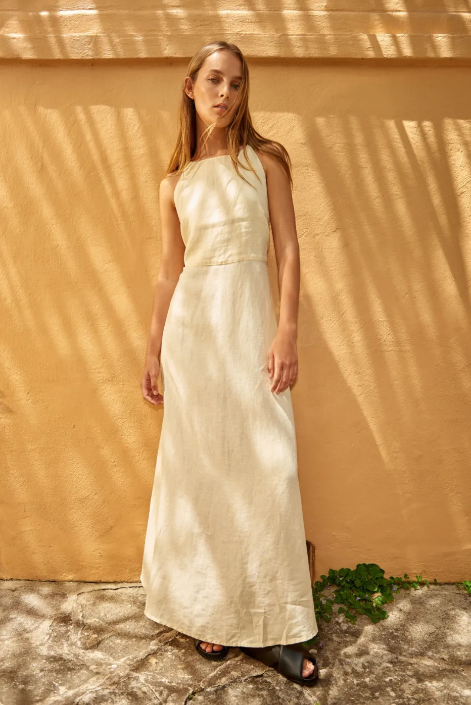 Ziba Linen Maxi Eggnog