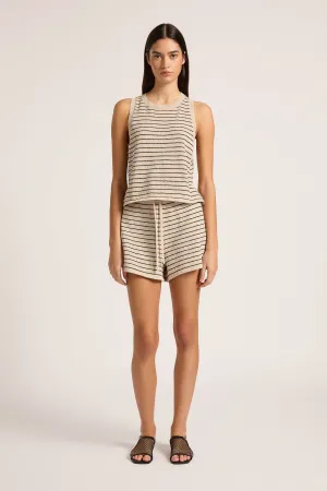 ZOSIA STRIPE KNIT SHORTS